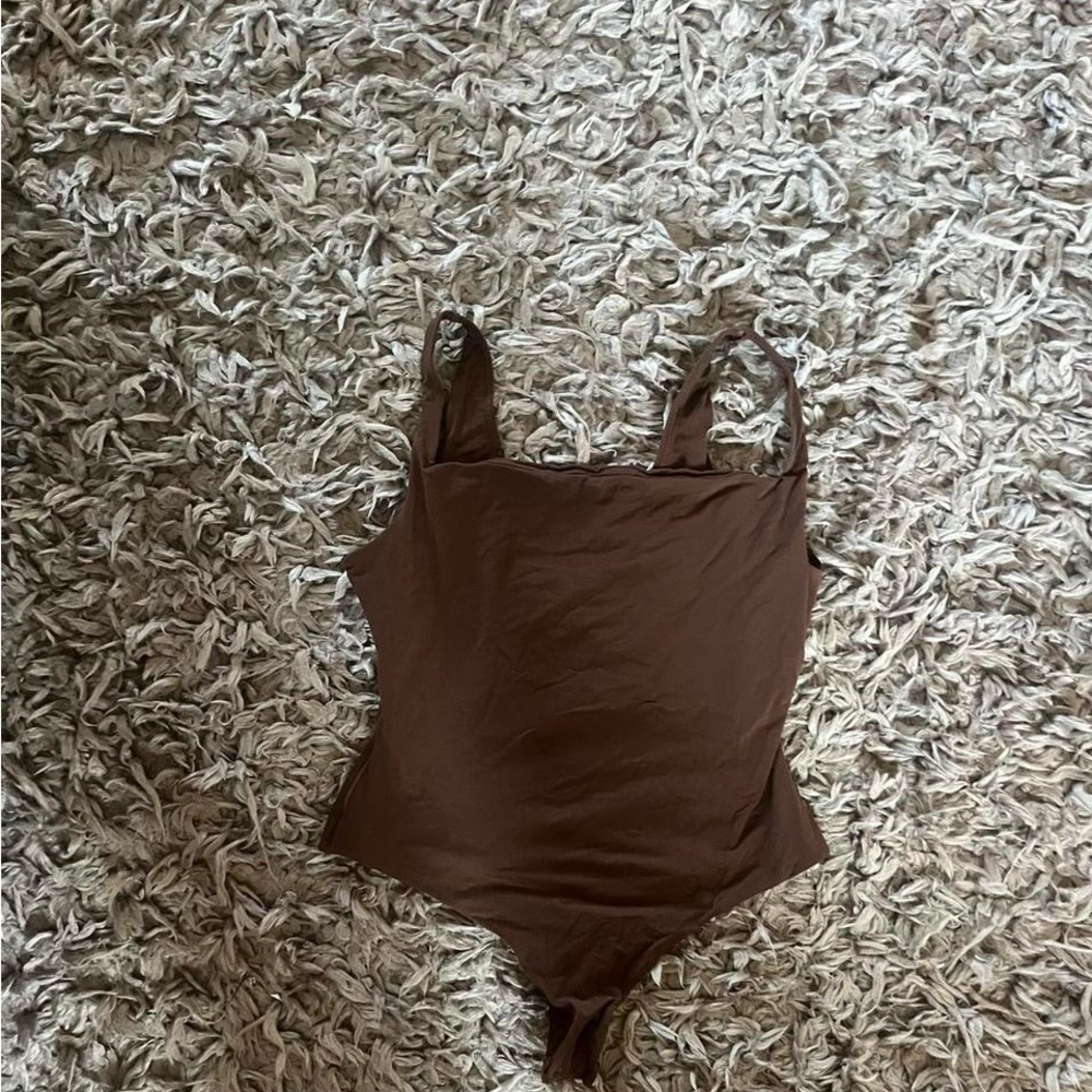 Brown Bodysuit skims fits everybody size extra large